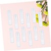 Gatuida 30pcs Refillable Lip Balm Tubes Eco-friendly Transparent Storage Containers
