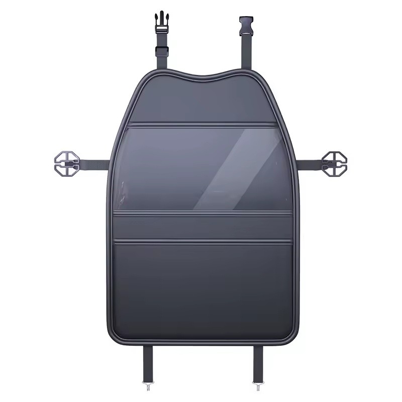 Car Seat Back Organizer for Rear Passenger Storage – Black