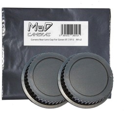 MaD Cameras 2x Rear Lens Dust Cap for Canon EOS EF/EF-S Mount Camera Lens such as 18-55mm 75-300mm 50mm etc.