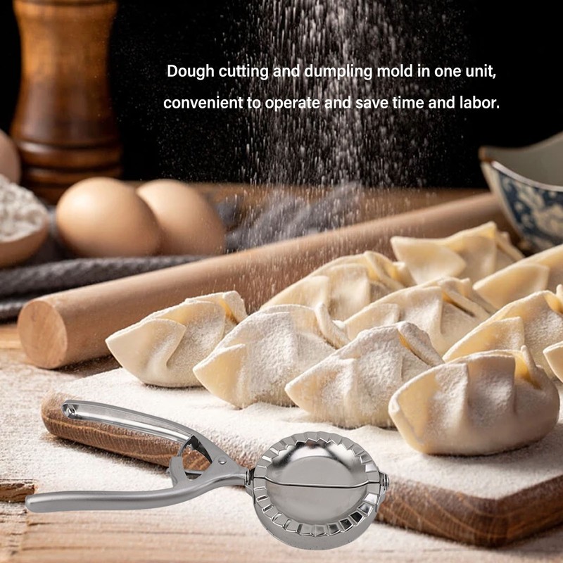Dumpling Maker Press Multifunctional Long Handle Stainless Steel Dumpling Press
