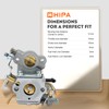 Hipa 545070601 Carburetor for Poulan Pro P3314 PP3816 PP4218 PP3416