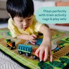 Melissa & Doug Wooden Train Cars, 8-Piece Magnetic Train Set