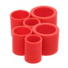 Gatuida 6pcs Wheel Bushing Adapter for Bench Grinder Plastic Reducer