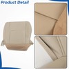 WFLNHB Artificial Leather Front Driver Side Bottom Seat Cover Tan
