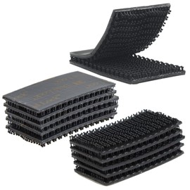 Dual Lock Tape 1in x 2in 10pcs, Dual Lock Heavy Duty Mounting Tape，Interlocking Tape Reclosable Fastener Self Sticky 3550CF Dual Lock Strip for EZ Pass Mounting Tape Black