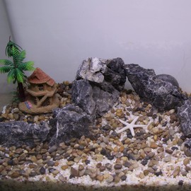 VOCOSTE Coral Reef Decor, Mini Faux Coral Decor for Aquarium Decorations, White,2.36"x2.44"