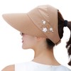 HINDAWI Sun Hats for Women Wide Brim Sun Hat UV