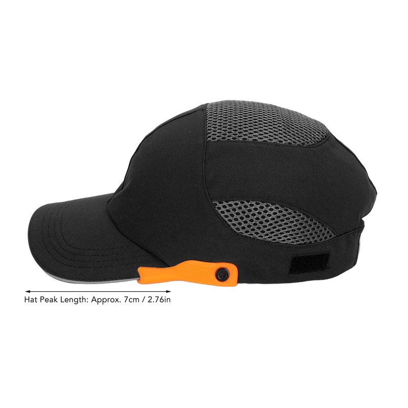 Bump Cap Adjustable Safety Bump Cap Insert Peaked Protective Baseball