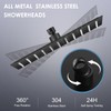 KINLIV 10" Rain Shower Head Matte Black - All Metal