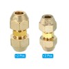 TA-VIGOR 2PCS Pipe Extension Joint Connector Set, Copper Pipe Coupling