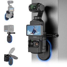 JJC Extension Adapter, Magnetic Mount, Compatible with Dji, Osmo Pocket 3, Magnetic Mount Adapter, Magnetic Base, For Action Cameras, Tripod, Necklace, Smartphone Holder, Selfie Stick, Strong Magnetic