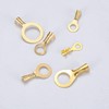 160 Pcs Copper Ring Terminals, M3/M4/M5/M6/M8/M10 Brass Wire Connectors, Open