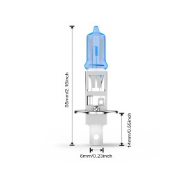 CHUSYYRAY H1 Halogen Headlights Bulb High Beam 55W 4000LM Super Bright Halogen Series
