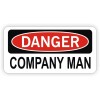 Unbranded/Generic 3pcs Danger Company Man Hard Hat Stickers Decals Funny Label Danger Oil Rigger