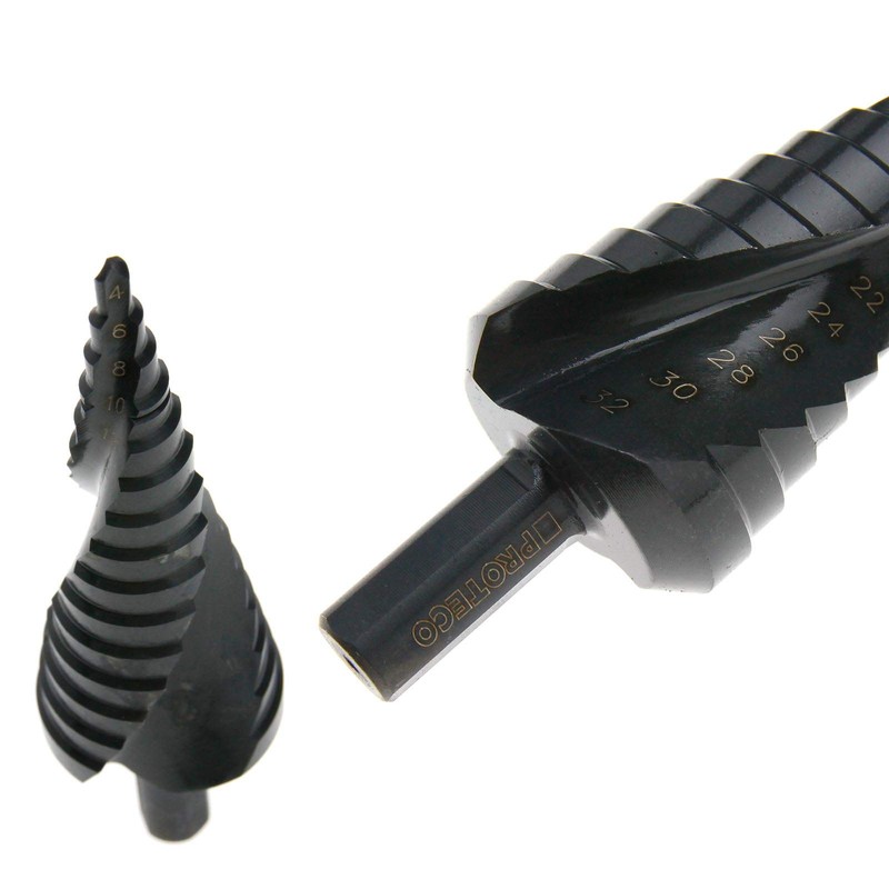 Professional TiALN 4-32 mm Step Conical Cone Drill Bit Cutter