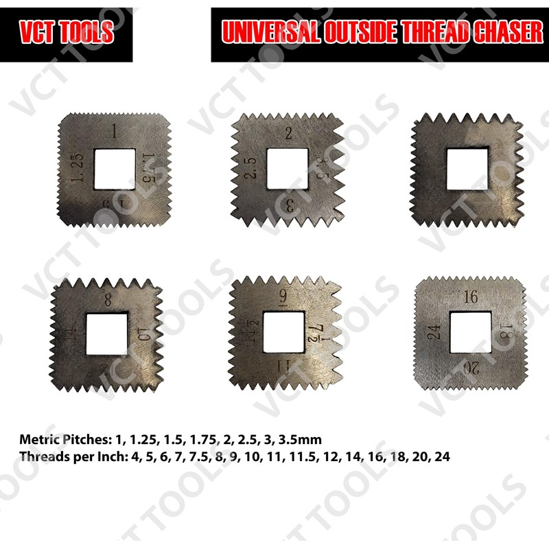 VCT Universal Outside Thread Chaser Repair Tool Restores Threads &