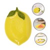 iplusmile Cute Lemon Ceramic Plate Snack Platter Dessert Plate Appetizer