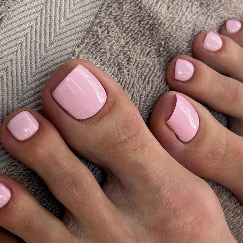 toe false nails (Pink)