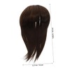 PACKOVE Womens Hair Topper for Thinning Hair Natural Seamless Hairpiece