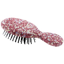 Bestbling Bling Mini Portable Air Cushion Massage Hair brush Comb for gilrs and children - Cute and Compact Design (Pink)