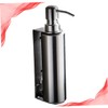 KONTONTY Stainless Steel Wall Mount Soap Dispenser Bathroom Sub Bottle