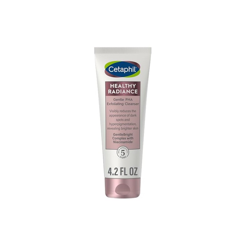 Face Wash by Cetaphil, Healthy Radiance Gentle Exfoliating Cleanser, Visibly