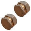 22mm Brass Compression Stop End – Pack of 2 |