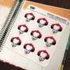 IT Pennywise Come Home Planner Calendar Scrapbooking Crafting Stickers