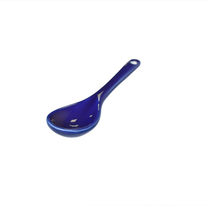 Xmomx 6 pcs Porcelain Egg Spoons Tea Spoon Ceramic Spoons