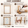 Wooden Photo Display Board with 30 Clips, 25 x 33