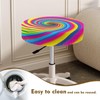 gearider Bar Stool Chair Cover, Colourful Lollipop Print Super Comfy