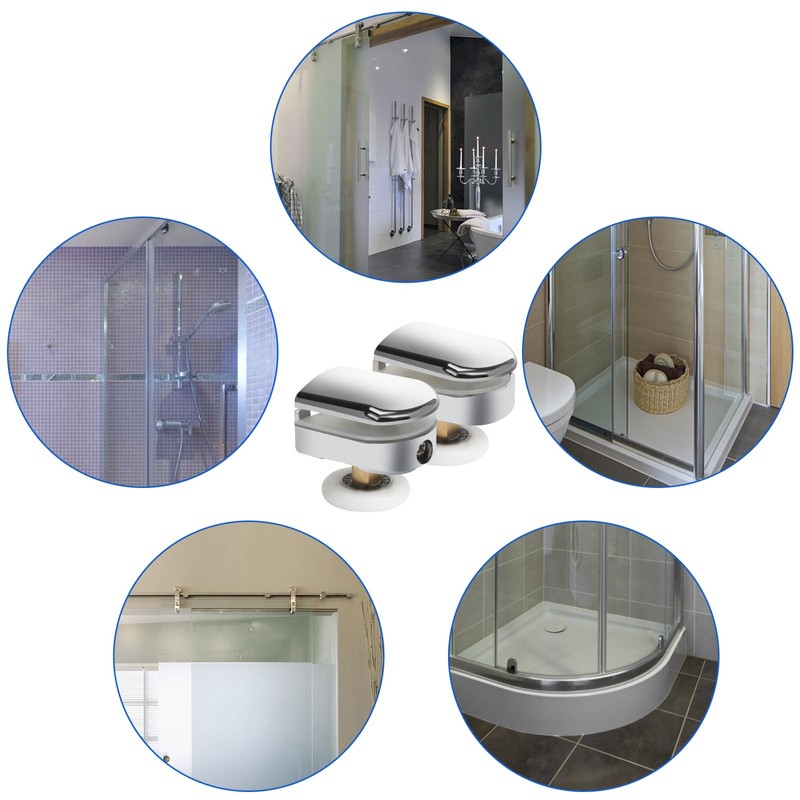 Cokritsm Shower Door Rollers, 25 mm, Shower Cubicle Rollers, 8