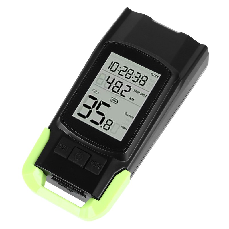 Wireless Bike Computer LCD Backlit Display Waterproof Bike Speedometer Odometer