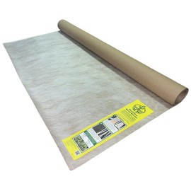 RootThru Weed Barrier, 34" x 25FT, Natural, Eco-Friendly, Landscape Fabric, Garden Ground Cover, Paper Mulch, Gardening Weed Mat, Geotextile Fabric, Weed Blocker