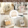Gold Magazine Holder,Modern Magazine Rack Floor,Metal Wire Magazine Basket