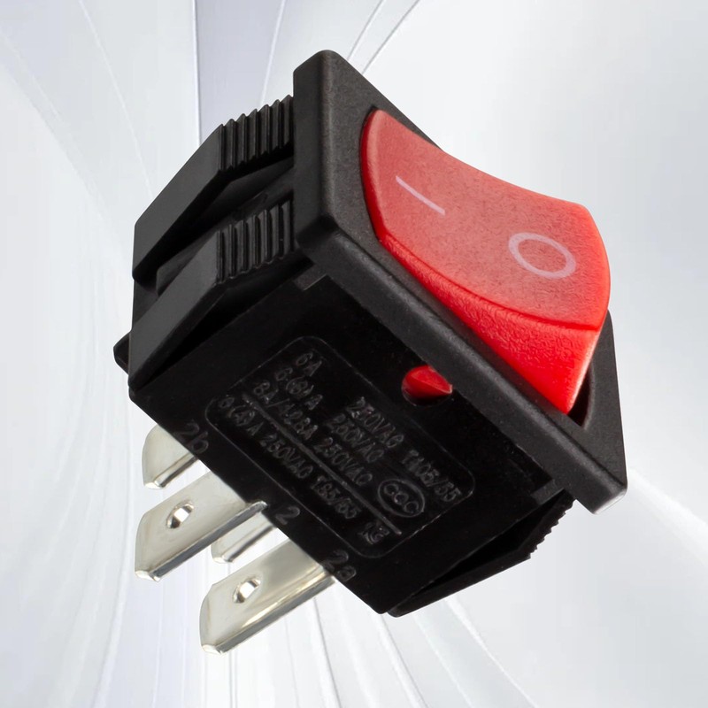 8 Amps 4 Pin On/Off Rocker Switch for Shop Vac