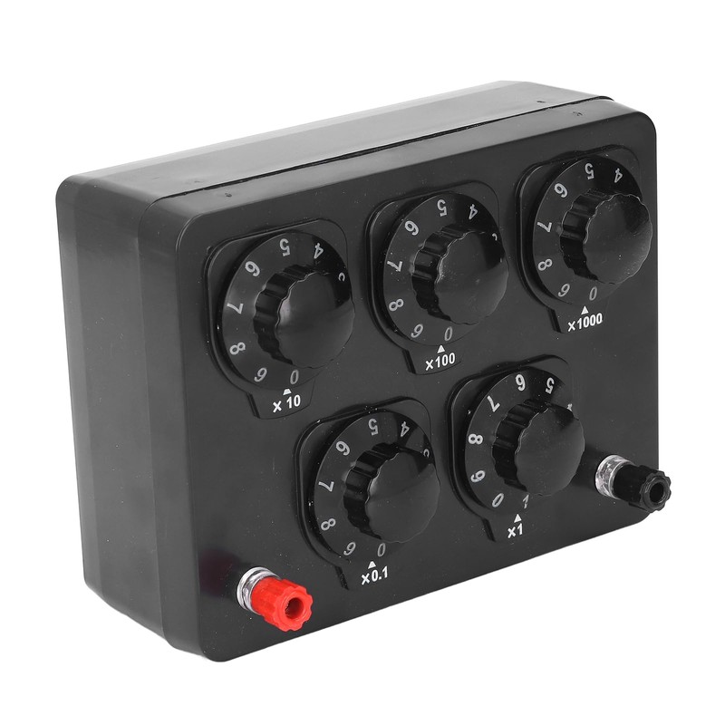 Variable Resistors, Abs Adjustable Decade Resistance Box with Connecting Wire