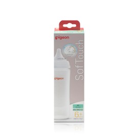 Pigeon SofTouch 3 Baby Bottle for 6+ Months Babies, BPA & BPS Free, 330ml, PP, 1 Pack