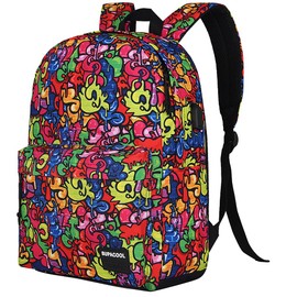 SUPACOOL Kids Backpack for Boys&Girls Bookbags with USB Charging Port, School Bag Elementary Kindergarten, Daily use backpack(Graffiti)