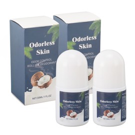 2pcs 30ml Coconut Vanilla Antiperspirant Reduce Armpit Sweat Long Lasting Refreshing Roll On Antiperspirant for Underarm
