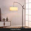 Brightech Grayson - Modern Arc Floor Lamp for Living Room