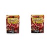 2 Packs Dragon Shield Matte Ruby Standard Size 100 ct