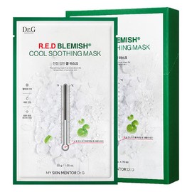 닥터지 레드 블레미쉬 쿨 수딩 마스크 Dr.G Red Blemish Cool Soothing Mask [10 pieces x 1 pack]