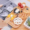MAGICLULU Bunuelos Mould with Handle Flower Shaped Achappam Shape Rosette