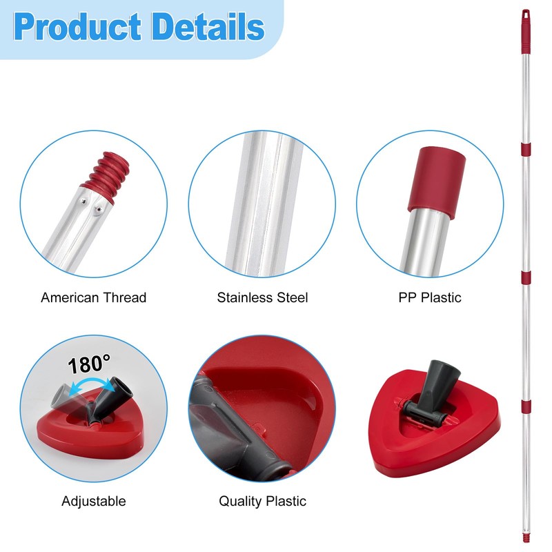 Mop Handle for Ocedar, Mop Handle for O Cedar, Spin