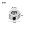 sourcing map 20pcs Set Screw Collars 5.05mm Bore Shaft Collars,