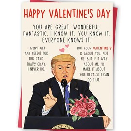 FANCYLUCKY Funny Valentines Day Card for Husband Wife, Sweet Valentines Day Gifts for Him Her, Humor Valentine's Day Cards for Boyfriend Girlfriend, Mens Valentines Gifts