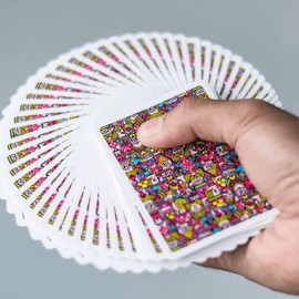 JP GAMES LTD Playing Arts Edition Three Playing Cards: 55 Unique Illustrations by 55 Artists Around the World