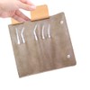 1 Piece PU Leather Empty Folding Tweezers Storage Bag Eyelash
