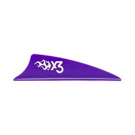 Bohning X3 Vane, 1.75", Purple, 36pk